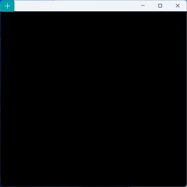 启用了 Mica 效果的窗口,标题栏上有一个按钮